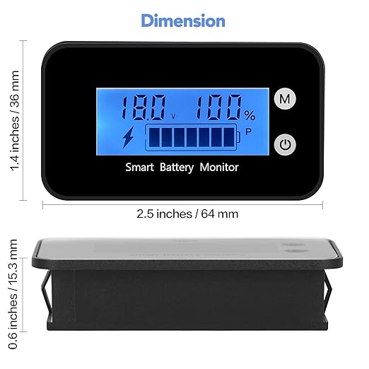 SUPNOVA Waterproof Battery Monitor12v 24v 36v 48v 60v 72v, Car Motorcycle Golf - Image 5