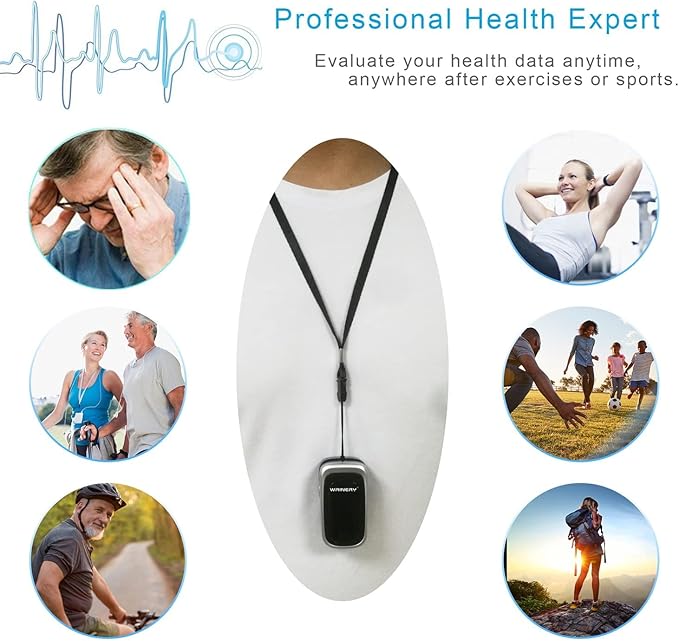 WRINERY Oxygen Saturation Monitor, Pulse Oximeter Fingertip, Oxygen Monitor - Image 4