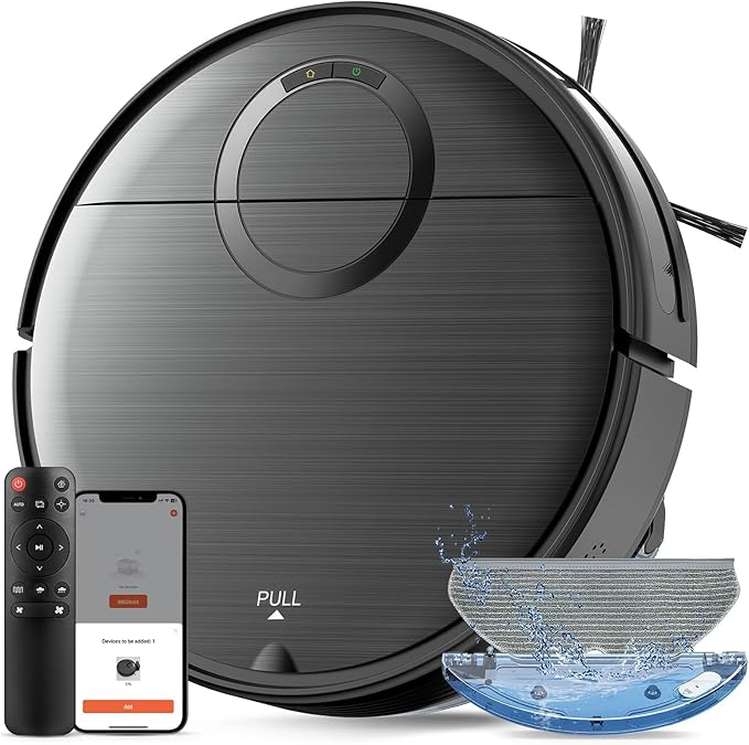 UMMUND Robot Vacuum and Mop Combo, 2 in 1 Mopping Robotic Vacuum Cleaner by UMMUNDRobotVaccuumandMop
