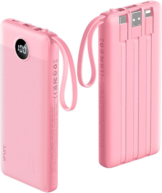 VRURC Portable Phone Charger, Travel Portable Charger by Home