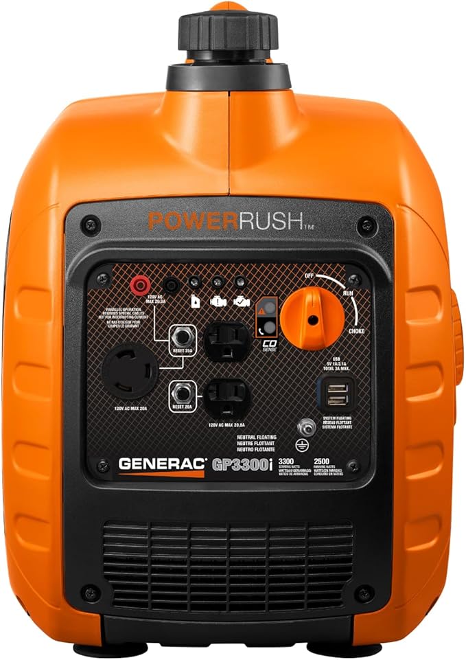 Generac 3, 300-Watt Gas Powered Portable Inverter Generator - Image 7