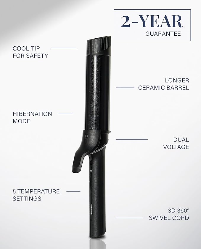 GLAMPALM Professional Curling Iron 1.6" - Image 5