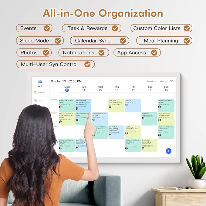 24" Smart Calendar Digital Chore-Chart-for-Planner - Image 2