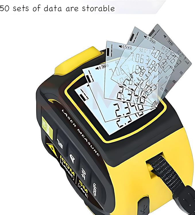 4-in-1 Digital Laser Tape Measure, 16FT Measuring Tape, 328ft Laser Distance - Image 5