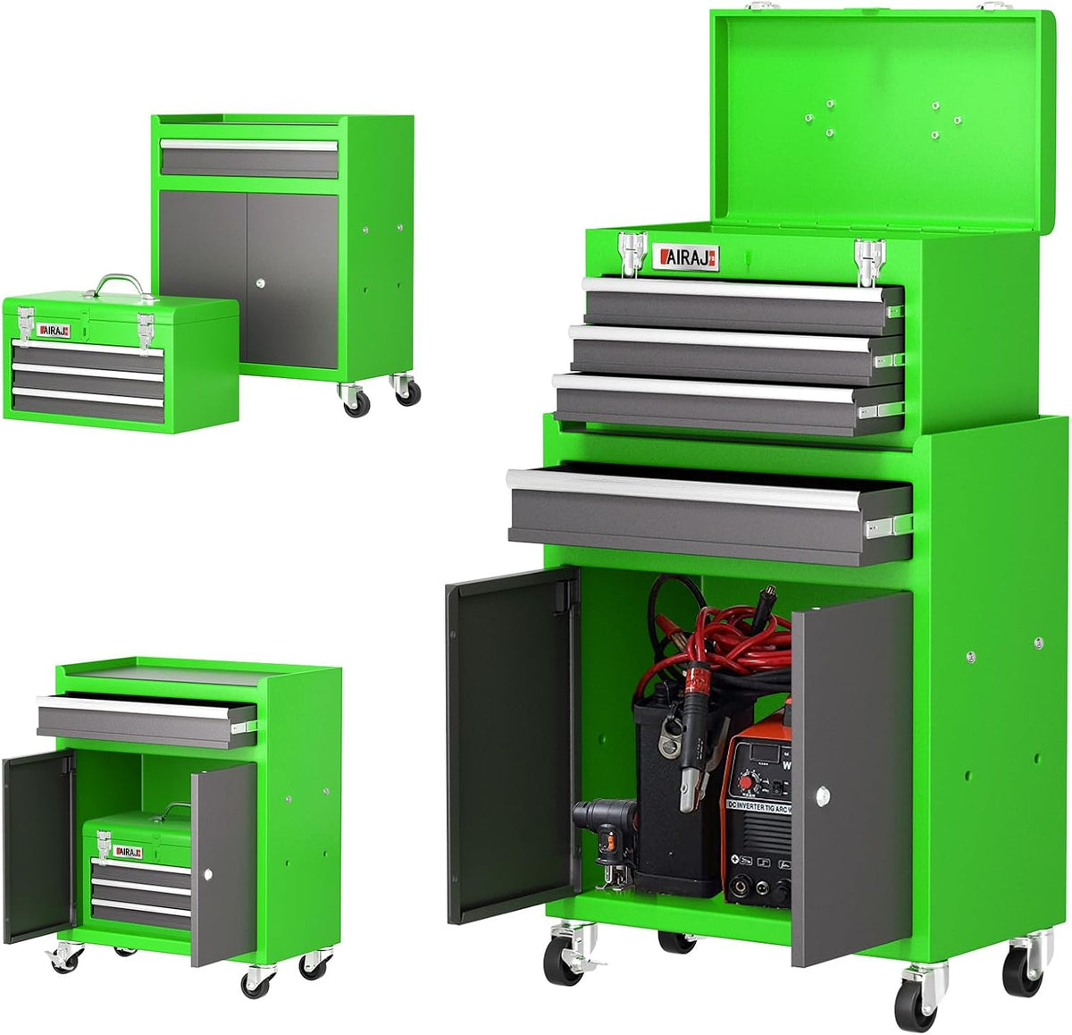 airaj tool chest 4 drawer,40" large rolling tool, main product view