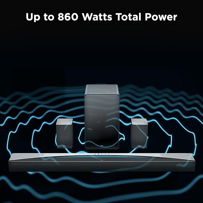TCL Q85H 7.1.4 Sound Bar with Wireless Subwoofer - Image 5