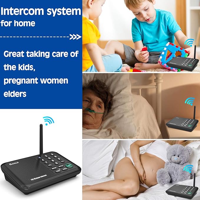 Intercoms Wireless for Home, Home Intercom System Wireless, 5280 Feet Long - Image 3