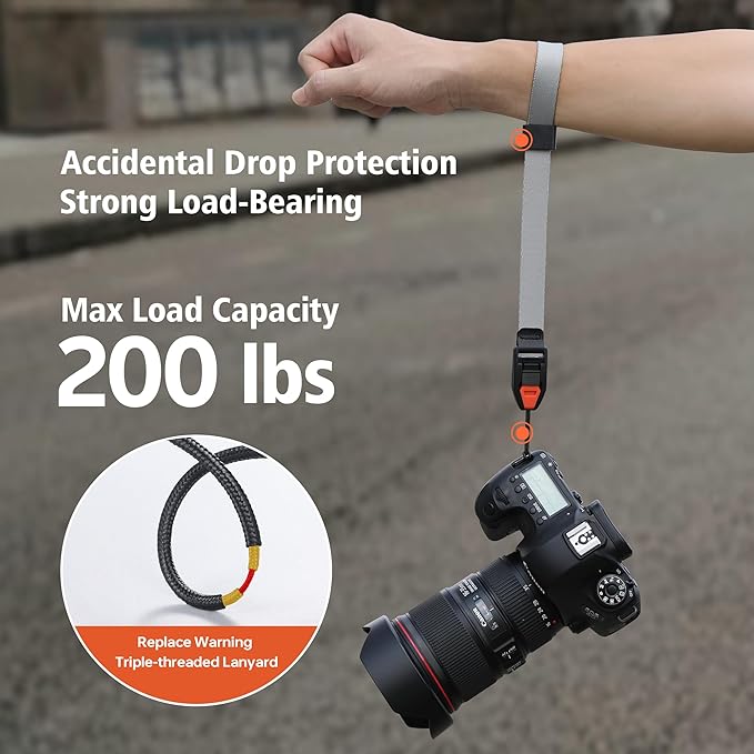 Manbily Camera Wrist Strap, Quick Release Camera Hand Strap - Image 3