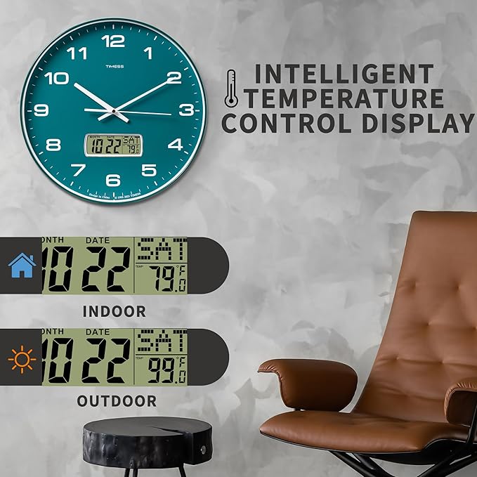 TIMESS Wall Clock, Ideal Modern Home, Office Decor - Image 9