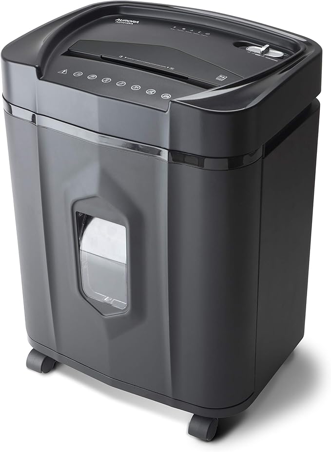 Aurora AU1415XA 14-Sheet Crosscut Paper/CD and Credit Card Shredder/ 5-Gallon by Aurora