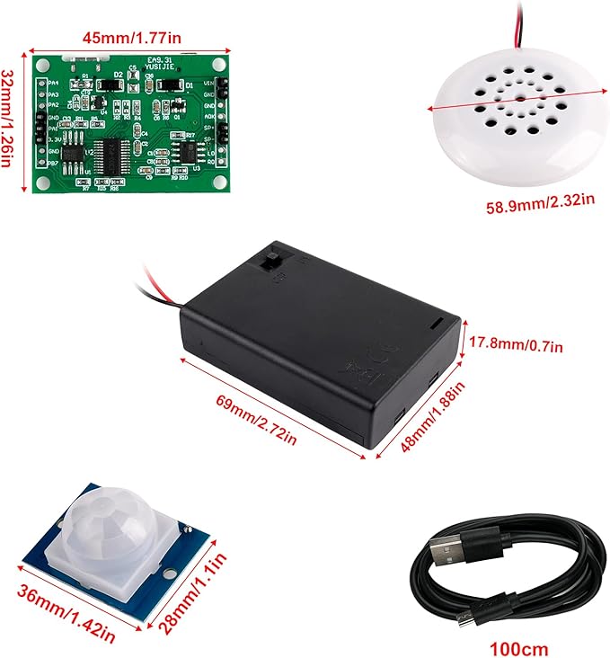 Geekstory MP3 Playback Kit Voice Recording Module Sound Recorder Board - Image 4