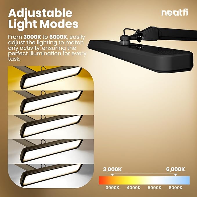Neatfi XL 2, 500 Lumens LED Task Lamp - Image 5