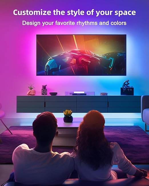 32.8ft LED Strip Lights, HitLights RGB 5050 Color Changing LED Light Kit Ultra - Image 7