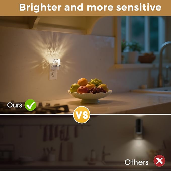 L LOHAS LED Night Light, Night Lights Plug into Wall, 3000K Soft Light LED - Image 6