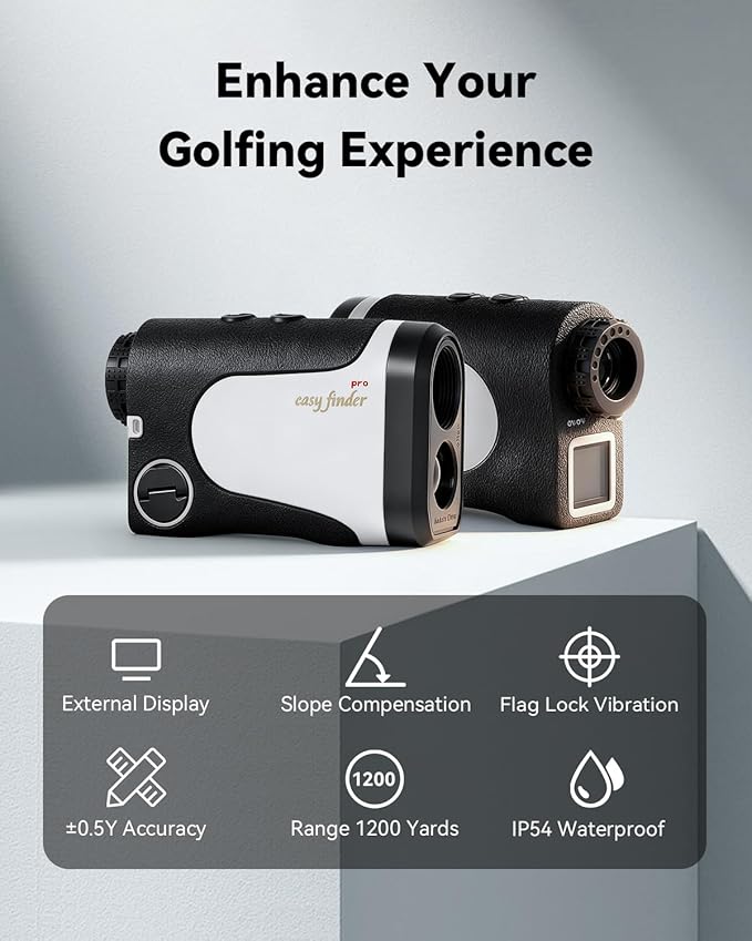 DAZHEN Golf Rangefinder with Slope, 1200 Yards Laser Range Finder Golfing with - Image 3