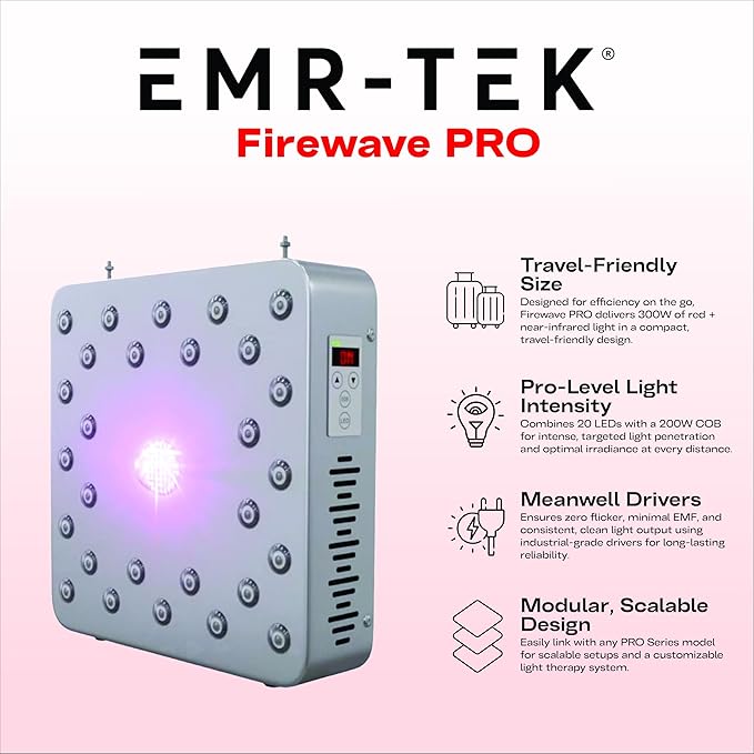 EMR-TEK Firewave Pro 300W | Red & Near-Infrared Light Therapy - Image 2