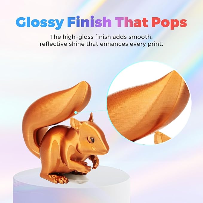 Flashforge 3D Printer Filament Silk PLA 1.75mm 1kg Spool-Dimensional Accuracy - Image 4