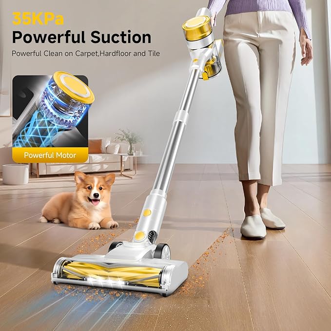 Cordless Vacuum Cleaner, 35Kpa Vacuum Cleaner - Image 2
