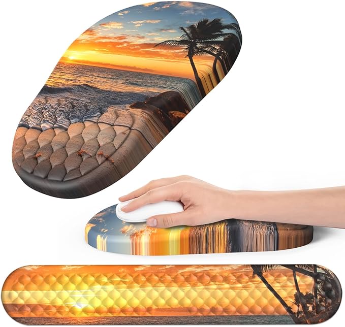 Hasinart Ergonomic Mouse Pad and Keyboard Wrist Rest by Hasinart