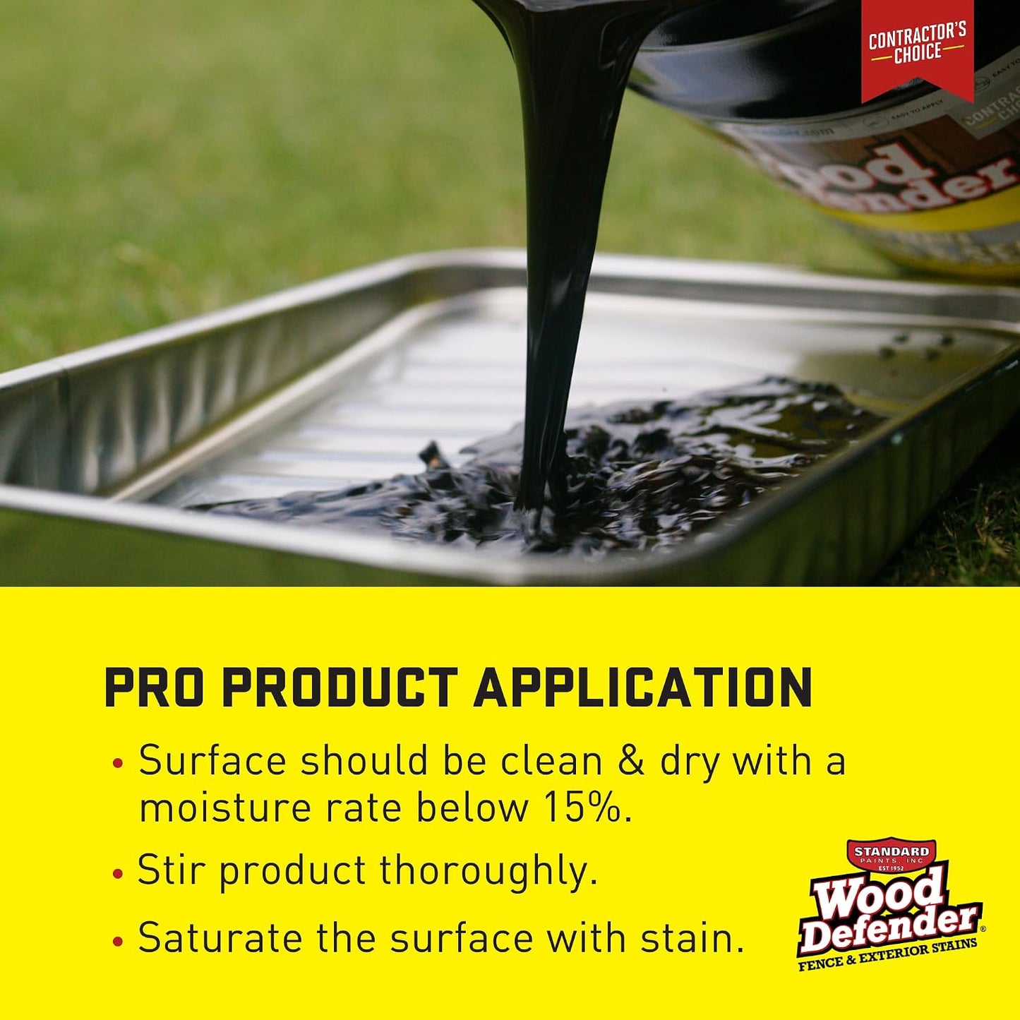 Wood Defender Transparent Fence Wood Stain and Seal in One, Oil-Based Penetrating Sealer, Professional-Grade, Long-Lasting, Weather-Resistant Protector, Oxford Brown, 1-Gallon