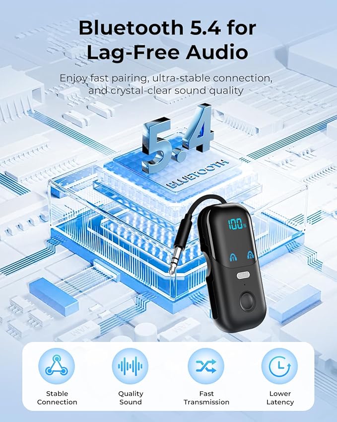 Bluetooth 5.4 Transmitter Receiver aptX Adaptive - Image 5