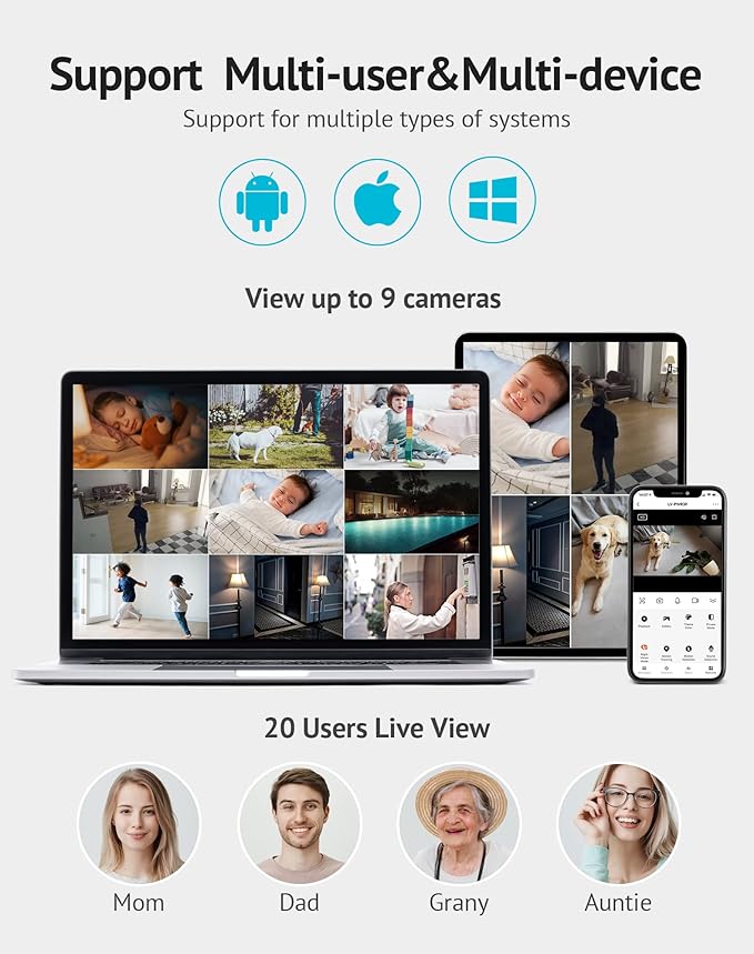 LaView Indoor Security Camera, Baby Monitor - Image 6
