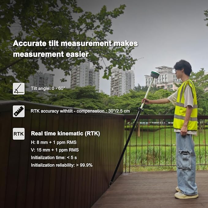 SMA60 AR Visual Photogrammetry RTK GNSS Survey System | Dual Cameras - Image 4