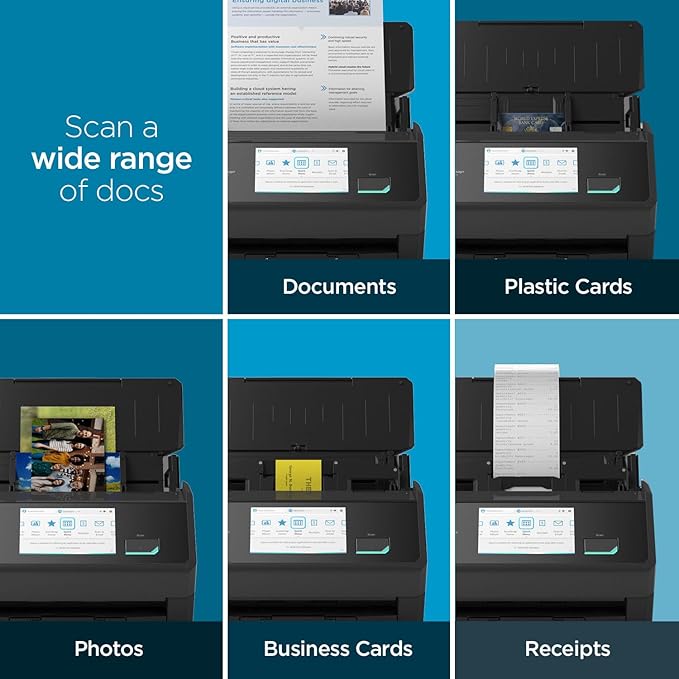 ScanSnap iX2500 Premium Wireless or USB High-Speed Cloud Enabled Document - Image 4