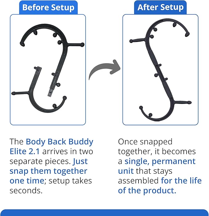 Body Back Buddy Elite – USA Made – Trigger Point Massage Tool, Shoulder Neck - Image 4