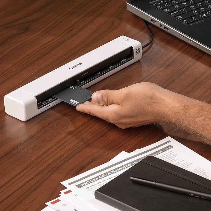 Brother DS-640 Compact Mobile Document Scanner, 1.5"x2"x11.9" - Image 6