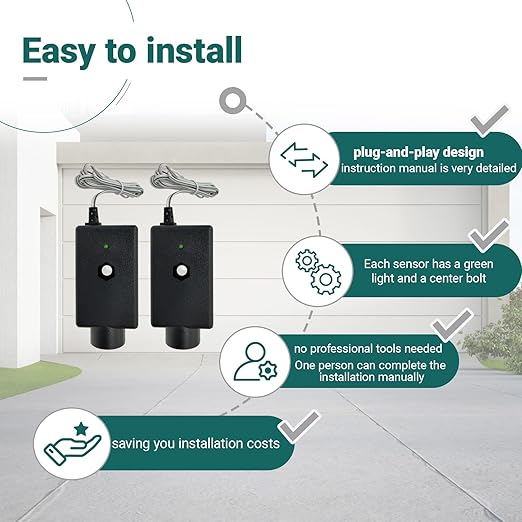 Upgraded 41A4373A Garage Door Safety Sensor Compatible - Image 5