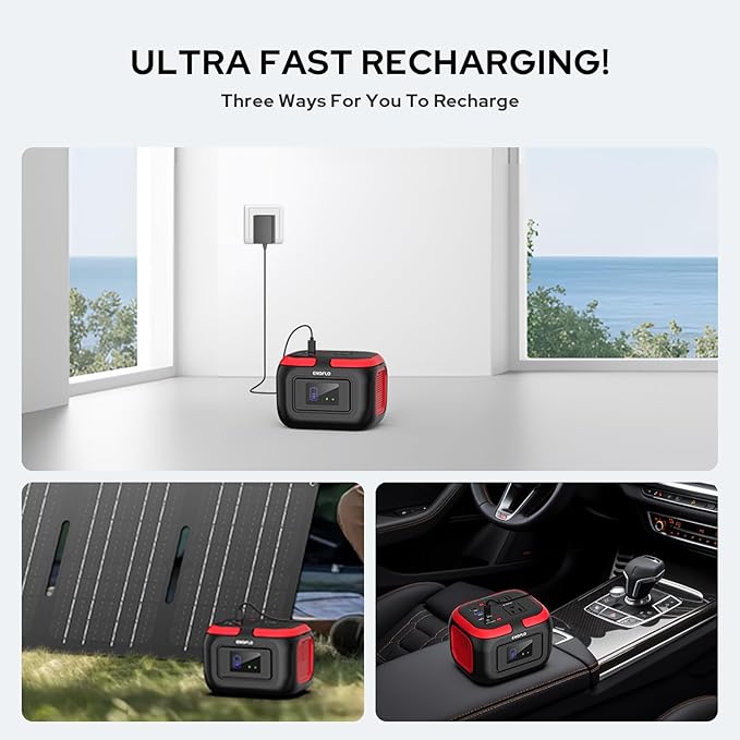 ENOFLO Portable Power Station, 97.68Wh Solar Generator, Lithium Battery Power - Image 3