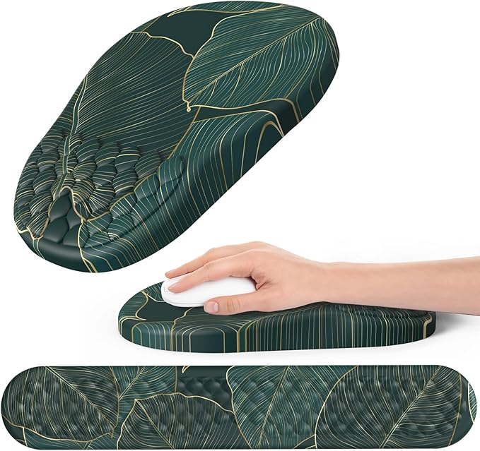 Hasinart Ergonomic Mouse Pad and Keyboard Wrist Rest by Hasinart