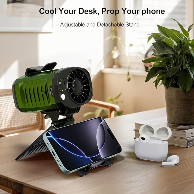 FlarePoint Portable 4-in-1 Waist/Neck/Desk Fan - Image 4