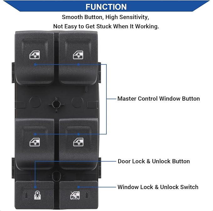 Obaee Window Switch Power Control Button Compatible - Image 3