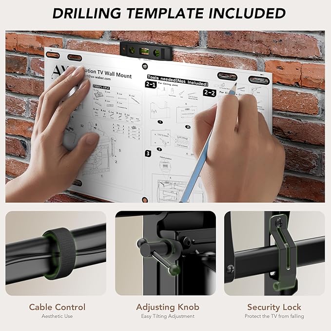 Full Motion TV Wall Mount Bracket - Image 8