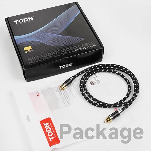 TODN Digital Coaxial Audio Cable 75-Ohm - Image 8