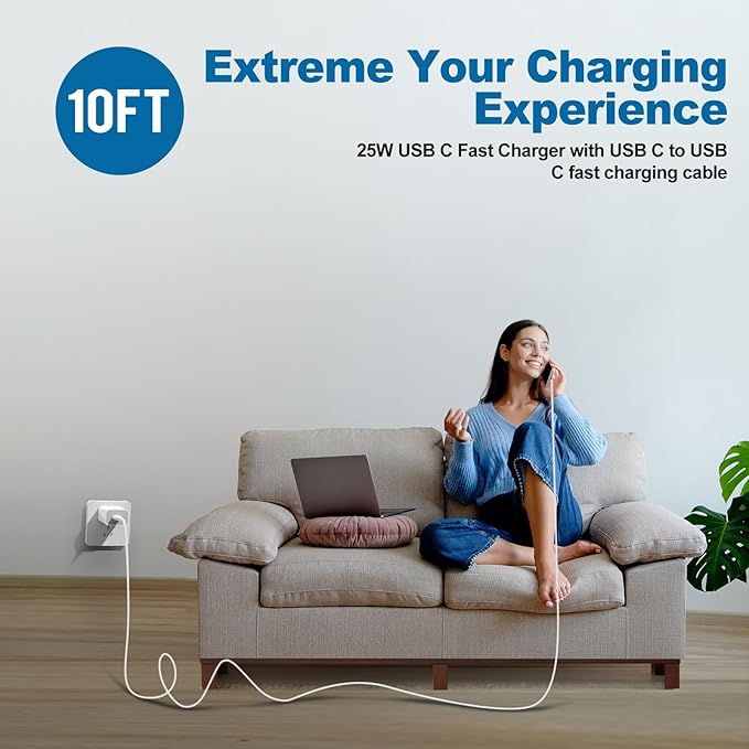Super Fast Chargers for Samsung S25 Ultra, 25W Type C Charger Fast Charging - Image 7