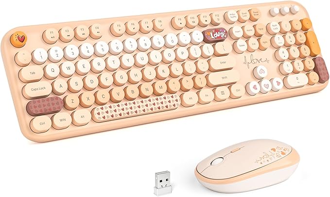 MOFII Wireless Keyboard and Mouse Combo, Full Size 2.4G Plug and Play by MOFII