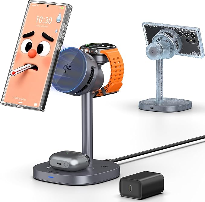 3 in 1 Magnetic Charging Station by Elecdov