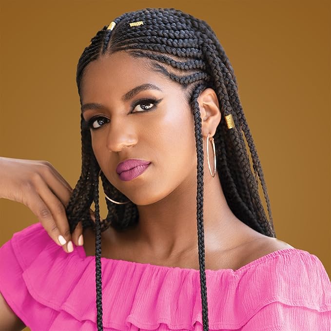 African Pride Black Castor Miracle Extra Hold Braid, Twist Gel - Image 6