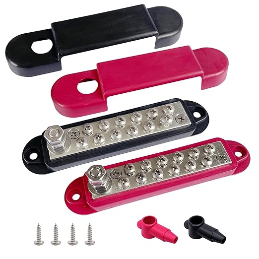 1/4" Stud Power Distribution Block Bus Bar - Image 4