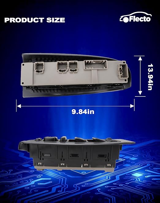 Flecto 15883323 Master Power Window Switch & Bezel Driver Side Compatible - Image 5