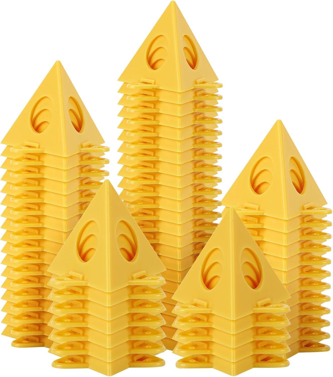 70Pcs Painters Painting Pyramid Stands, Cabinet Doors Risers, Mini Cones Tripods, Household Tools