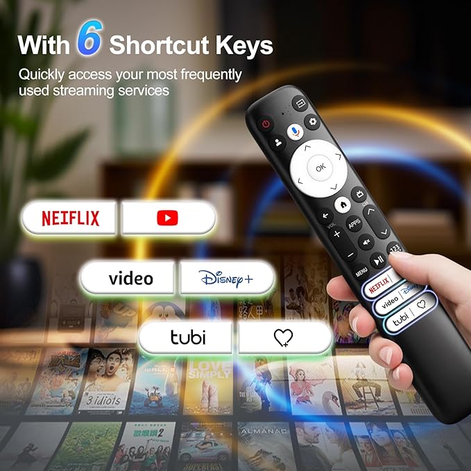 Voice for Hisense-Google-TV-Remote Control Replacement for All Hisense - Image 5
