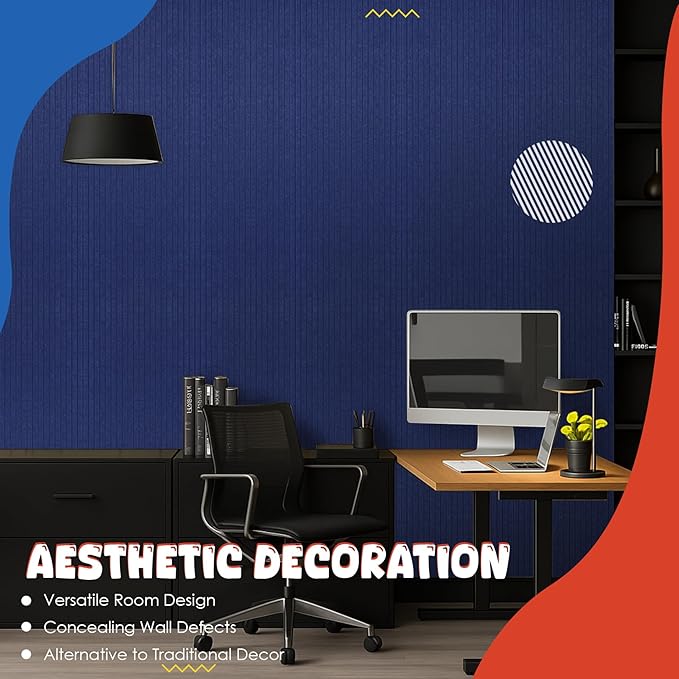 EVENRISING Acoustic Panels 5 Pack, Large Polyester Soundproof Panels - Image 5