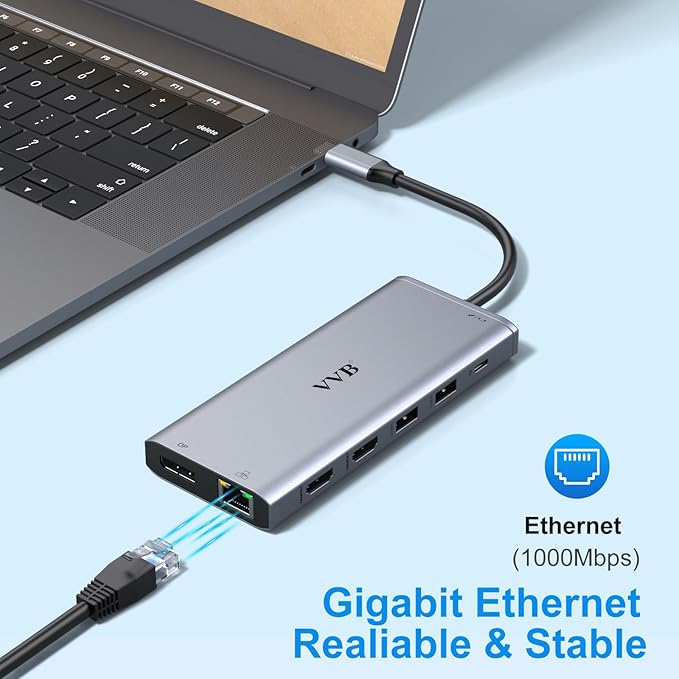 USB C Laptop Docking Station Dual Monitor HDMI - Image 7