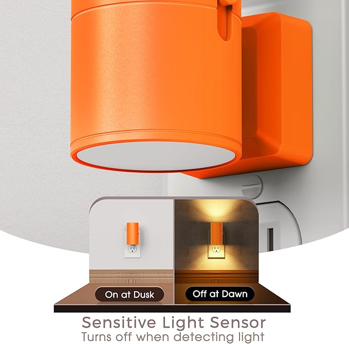 Briignite Night Lights Plug into Wall, Modern LED Night Light Plug in, Dusk to - Image 3