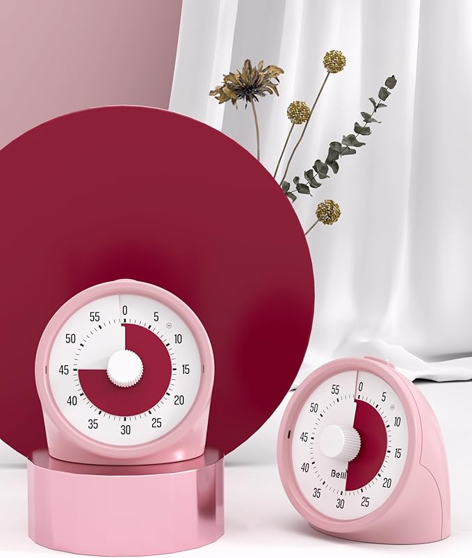 Visual Timer for Kids with Pause Button, 60-Minute Countdown Timer with Silent - Image 2