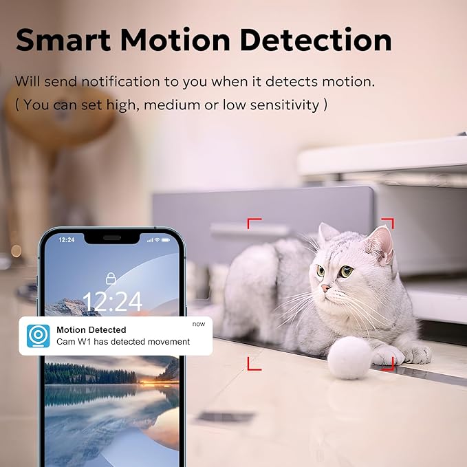 owltron Indoor Security Camera 5MP, 5GHz/2.4G WiFi Camera - Image 6